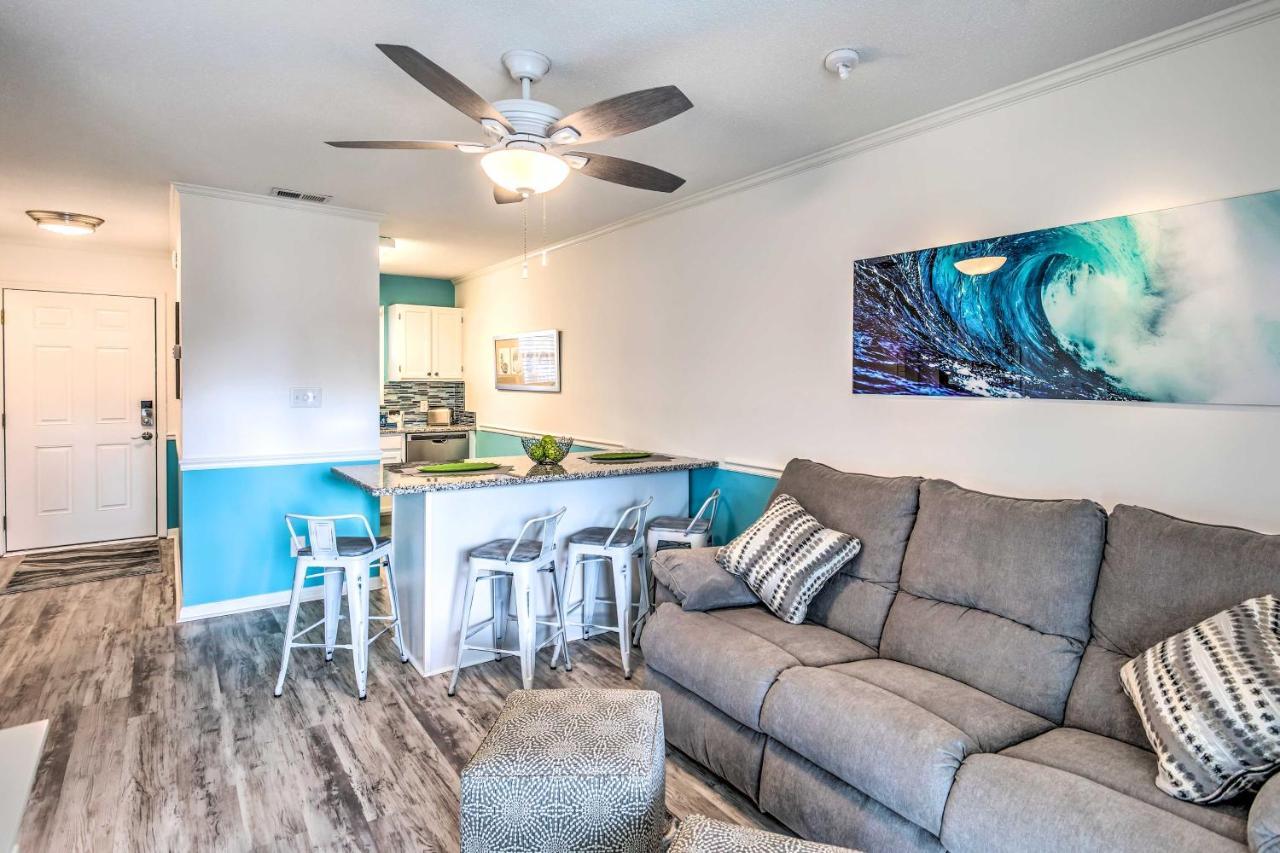 Surfside Beach Escape With Pool - Walk To Ocean! Myrtle Beach Luaran gambar