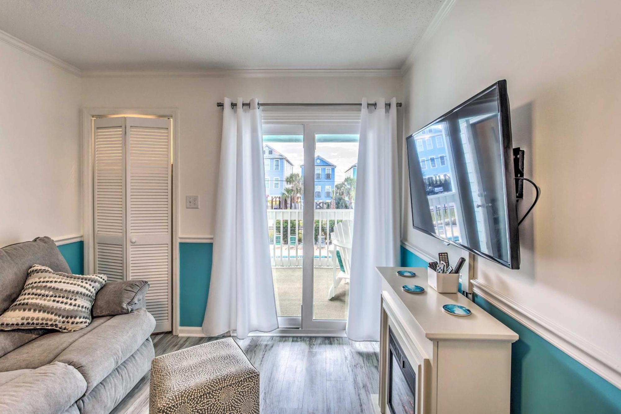 Surfside Beach Escape With Pool - Walk To Ocean! Myrtle Beach Luaran gambar